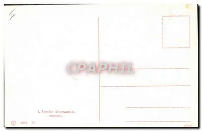 Duits leger — Infanterie — Uitgever, nr. 49729 — Achterkant