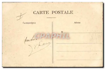 Campo de Châlons — Vista das Tendas — Livraria Militar Gérau, Magnanoy — Verso