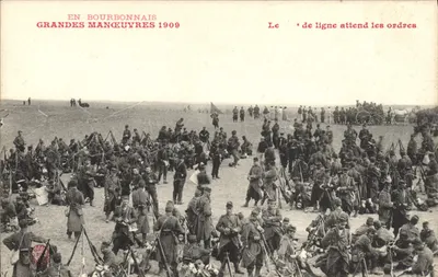 Große Manöver 1909 — In Bourbonnais — Unbekannte Edition