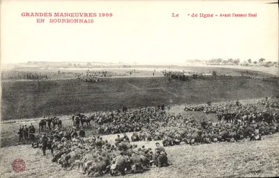 Große Manöver 1909 — In Bourbonnais — Société des Arts