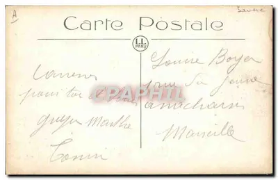 Les Plaüges — Trajes de Savóia — LL Paru — Verso