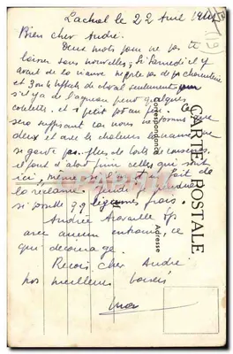 Departement Corrèze — Scott Emulsion — Werbebriefkarte — Rückseite