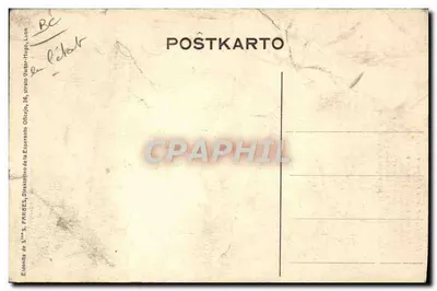 Stara pocztówka Esperanto Chiny Chiny — Rewers