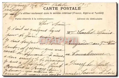 St-Rambert-en-Bugey — Młyn na papier — Graslier, wyd. n°20 — Rewers