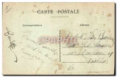 Ruelle (Charente) — Papierkarnia Villement — Kolekcja A. Foucher, Rosja — Rewers