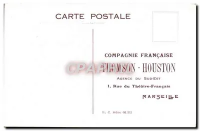 Telefone e Quadro Telefônico T.H. — Equipamentos Telefônicos — Thomson-Houston — Verso