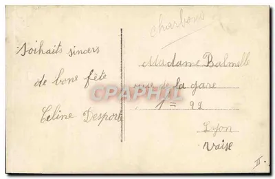 Mädchen am Telefon — Grußkarte — unbekannter Verlag, n° 4055 — Rückseite