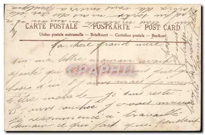 Dziecko przy telefonie — 'Allo! Allo! Pocałunek' — Wydawca: 4109 — Rewers