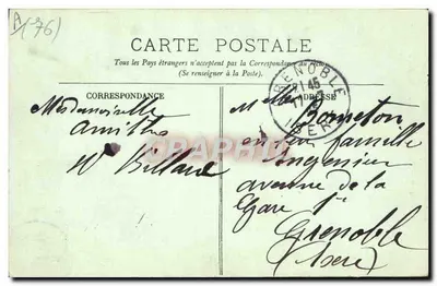 Le Tréport — Barche da Pesca — LL. — Verso