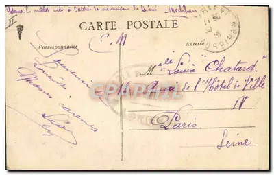 Partida para a pesca — Artaud-Nozais, Nantes — série 17 — Verso