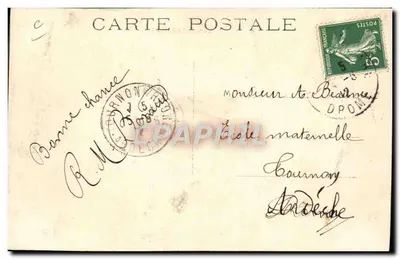 Rambouillet — 'La Ruche' — Leçon botaniki — Foto Le Provost, Argenteuil — Rewers