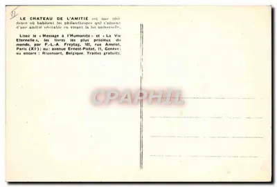O Castelo da Amizade — n° 222 — Verso