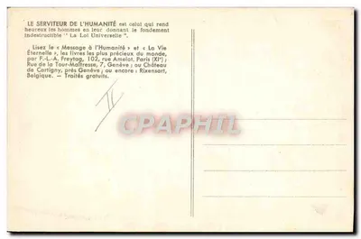Cômodo de trabalho do servo — Nancy N° 192 — editor Nancy — Verso