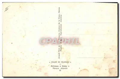 Barco — escena de bordillo con dos personajes — Ediciones Gaby, Nantes — Reverso