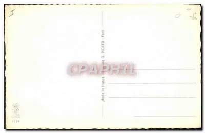 Visserij in de rivier — humoristische tekening — Chaperon Jean — Achterkant