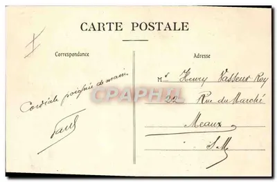 Campo de Châlons — Interior de uma tenda — Editor não identificado, n° de série 84 — Verso