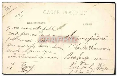 St-Mihiel - 14 luglio 1913 - Sfilata del 25° Battaglione di Cacciatori — Verso