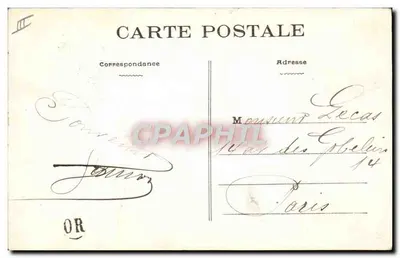 Camp d'Auvours — Limpeza das Armas antes do Tiro — Edit. A. Lafontaine — Verso