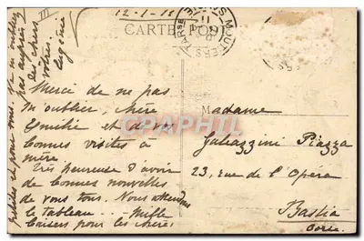 Taniec Savoijski — La Nanon chu lo pommièr que se dandinavé — Col. L. Grimal, Tannery — Rewers
