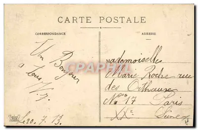 Mulher em traje tarentaise — Savoie — Edição Crambes — Verso