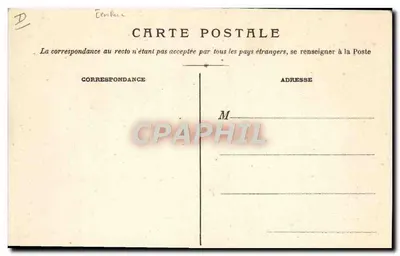 Union of Stenography Societies of France — Art Nouveau illustration — Back