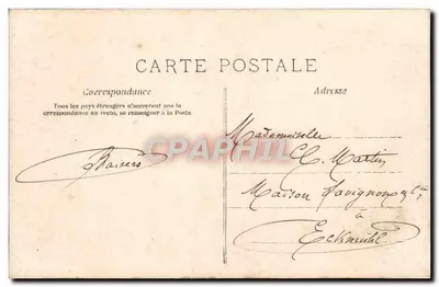 Meisje dat een brief leest — E.L.D. — n° 3364 — Achterkant