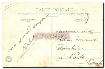 Pienso en ti — Edición Bergeret — Stettin — Reverso