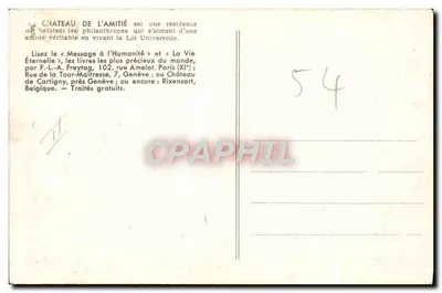 El Castillo de la Amistad — Nancy N° 161 — Reverso