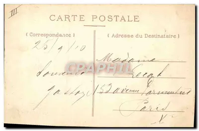 Val Notre-Dame — L'Orphelinat des Employés de Banque et de Bourse — Rückseite