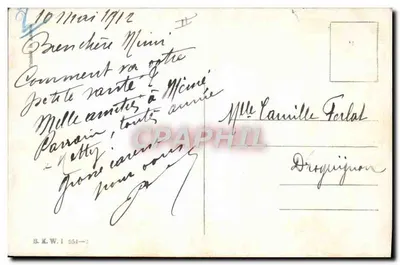 Búfalos e brincadeiras de antigos — desenho humorístico — editor B.K.W.I. n° 954-2 — Verso