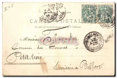 Militaire baden — Visvangst in Toulon — La Baignade militaire, onbekende uitgever — Achterkant