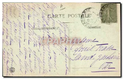 Vrouw in tarentes kleding — Savoie — uitgever E. Bermaud, Nièvre, n°2 — Achterkant