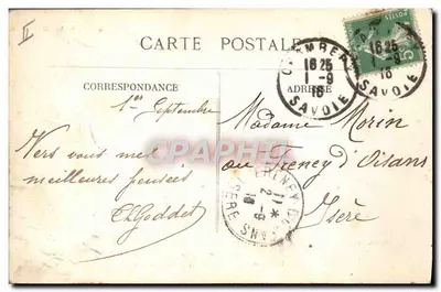 Taniec Savoijski — La Nano chu lo pommier que se dandinave — 1834. SAVOIE — Rewers