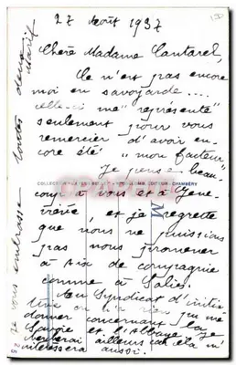La Savoie Pittoresque — Kostiumy Savoisy — Tarentaise — Aldiu, n°61 — Rewers