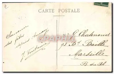 Reunion de la Savoie à la France — 1860-1910 — Gardet - Annecy — Verso
