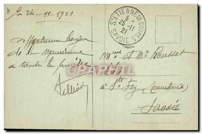 Vestido de la Maurienne — SAVOIE — Coll. L. Grimal - Chambéry — Reverso