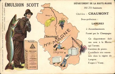 Haute-Marne — Departamento da Haute-Marne — Editor: Emulsão Scott