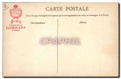 The Small Trades of Paris — The Porcelain Repairer — H. Laas, E. Pecaud & Cie, Paris — Back