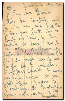 Artesano árabe — joven chico decorando un vaso — Editor L. T. n° 127 — Reverso