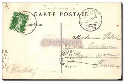 Frontière Franco-Suisse-Alsacienne — Borne des Trois Puissances : Une mise au point difficile — A. et H. C. — Verso