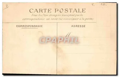 Vue de la rue et de l'église à Paris — Faubourg Saint-Martin — Ateliers photomécaniques D.A. Longuet — Verso