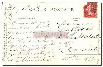 Embarcação grand largue — G. Geiser, n° 500 — Verso