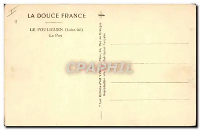 Port — Le Pouliguen (Loire-Inf.) — Wydawnictwo Sztuki Yvon — Rewers