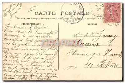 Dominio di La Haute-Barde (Touraine) — vista panoramica scattata dal campanile dell'Orfanotrofio — Foto. F. Colas, 21 rue Commines, Parigi — Verso