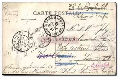 Cité de la Colonie des Pins Maritimes — Hoofdgebouw — Collectie Berdrenne, Lucien, Uitgever, N° 2875 — Achterkant