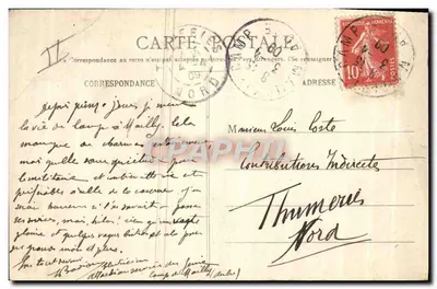 A Artilharia montada e os Obstáculos - Passagem de um Gué - Librairie Militaire Guérin, Mourmelon — Verso