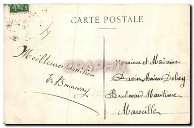 La Valbonne — Ogólny widok namiotów — A. Romand, La Valbonne — Rewers