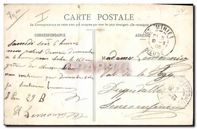 Saint-Mihiel, il — Baracche dei Cacciatori — Arrivo dei Giovani Soldati — Hertin, foto — Verso