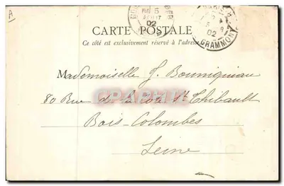 Maison-Laffitte — Al Campo — La zuppa — editore non identificato, numero di serie non visibile — Verso