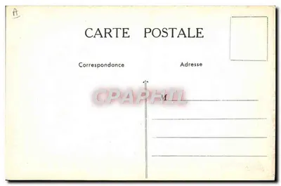 Departamento da Saône-et-Loire — carta publicitária para a Emulsão Scott — Verso
